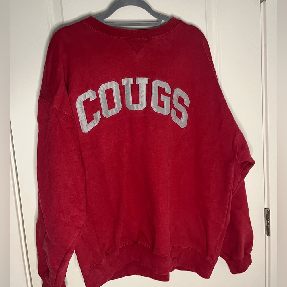 Washington state university cougars vintage crewneck